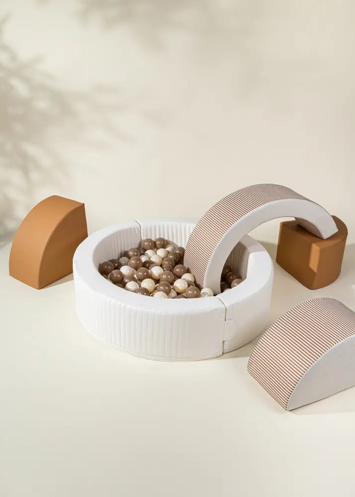 Soft Play Blocks Set and Ball Pit - Shades of Day/ NO Balls INCLUIDE