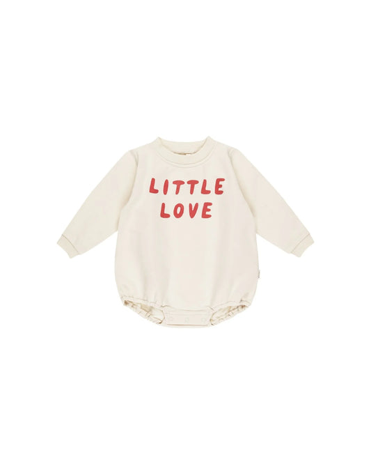 Crewneck Bubble Romper || Little Love