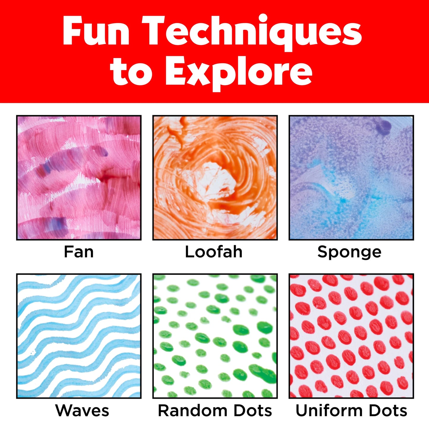 Young Artist Texture Painting