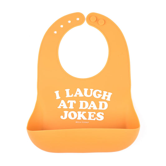 I Laugh At Dad Jokes Wonder Bib
