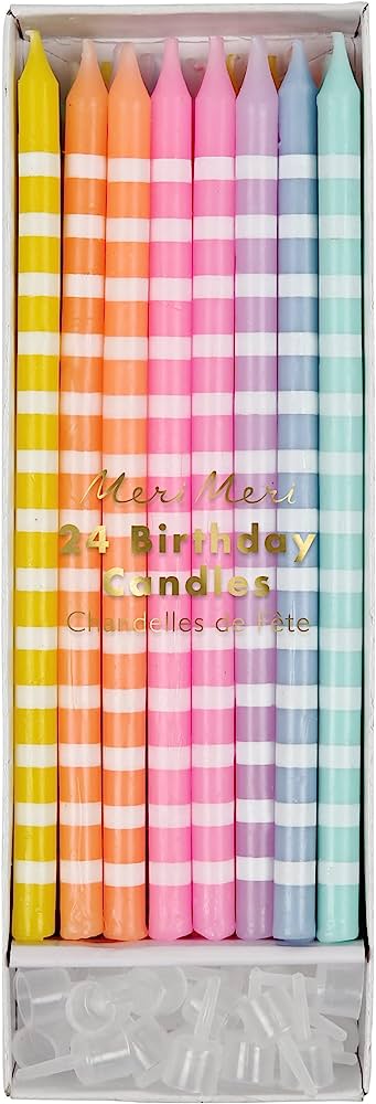 Pastel Party Candles (x24)