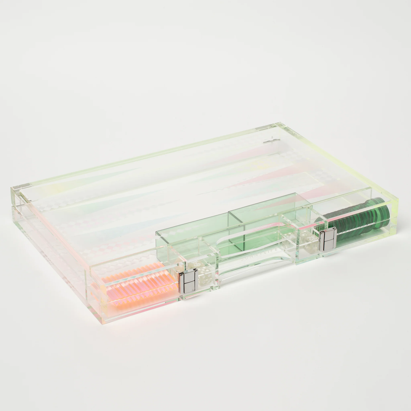 Ombre Sherbert Lucite Backgammon