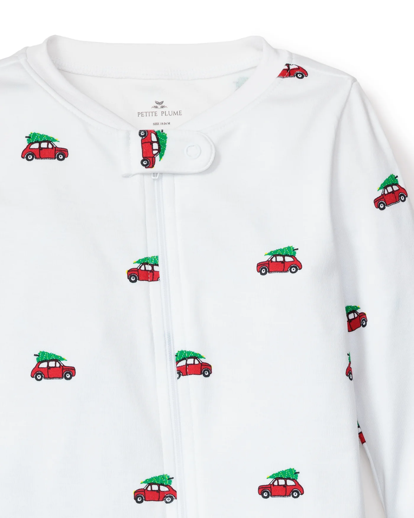 100% Pima Cotton Holiday Journey Romper