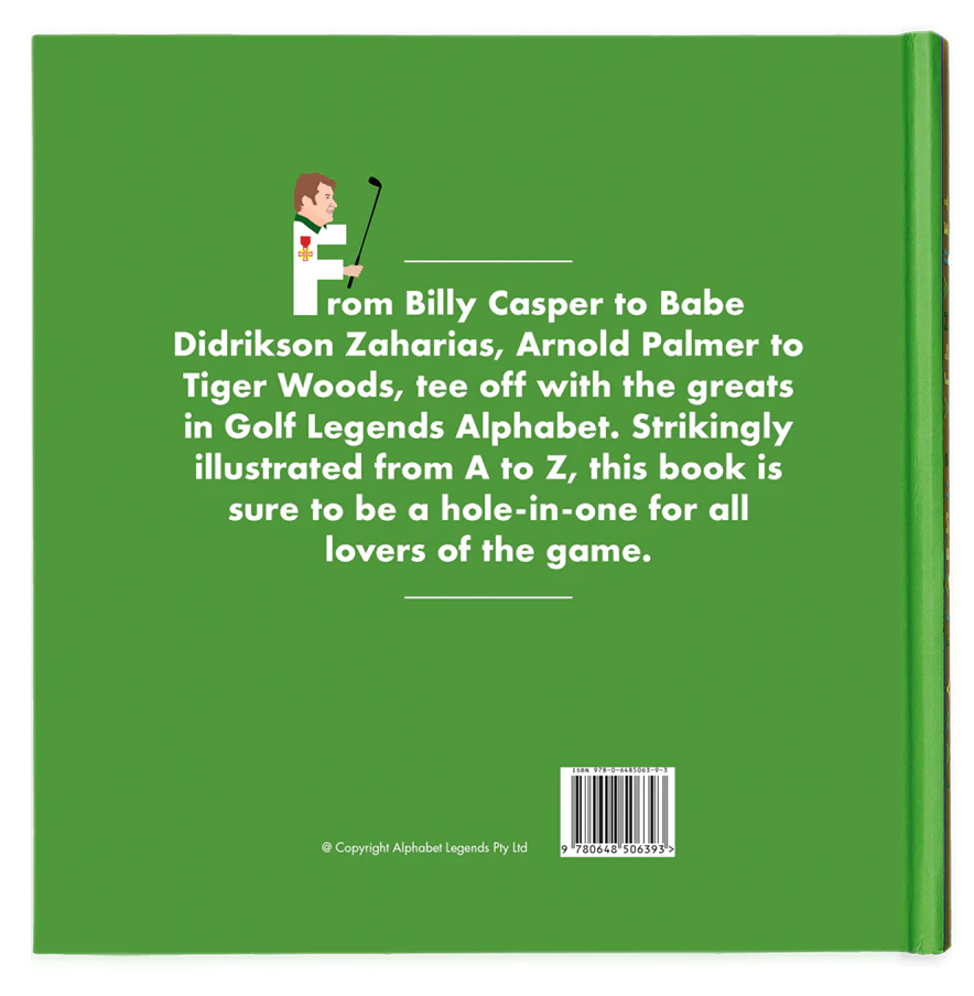Golf Legends Alphabet Book