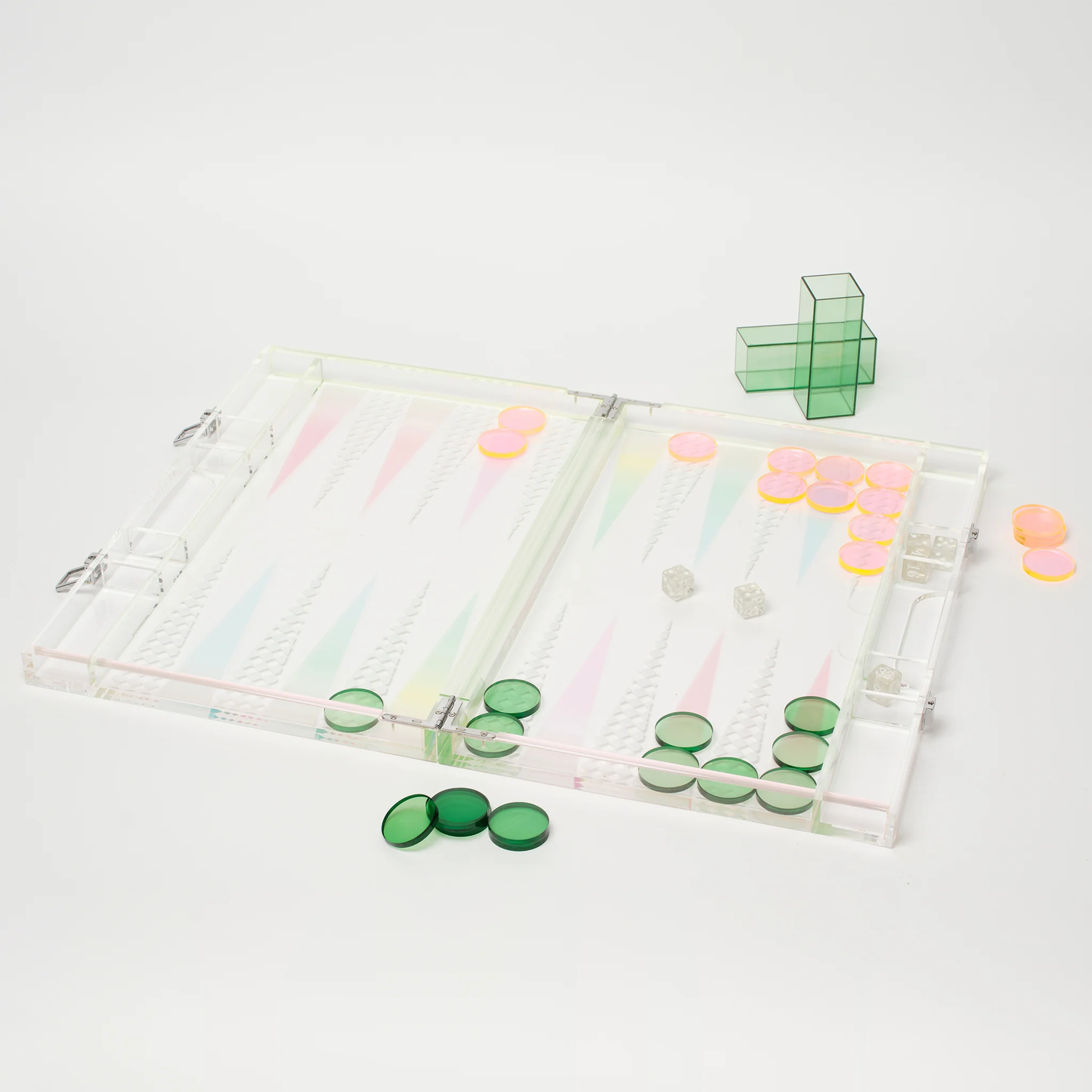 Ombre Sherbert Lucite Backgammon