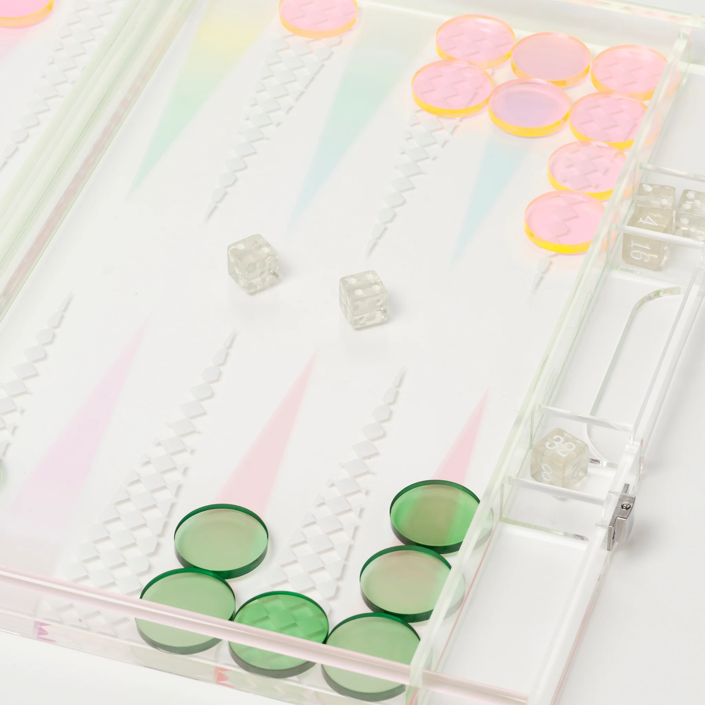 Ombre Sherbert Lucite Backgammon