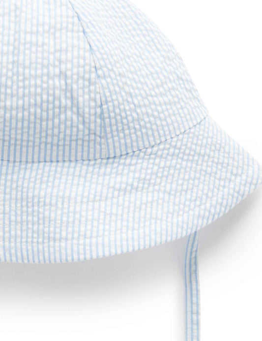 Blue Stripe Sunhat