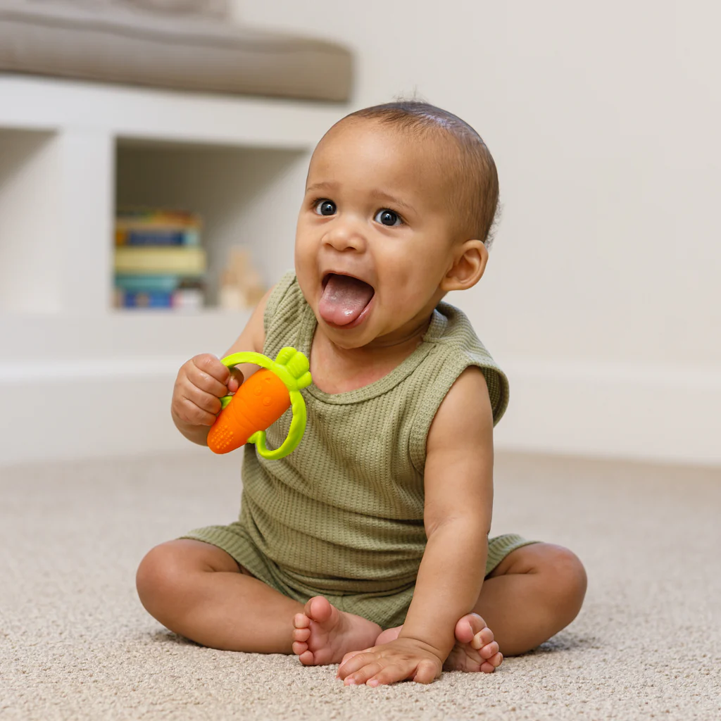 Little Nibbles Carrot Teether