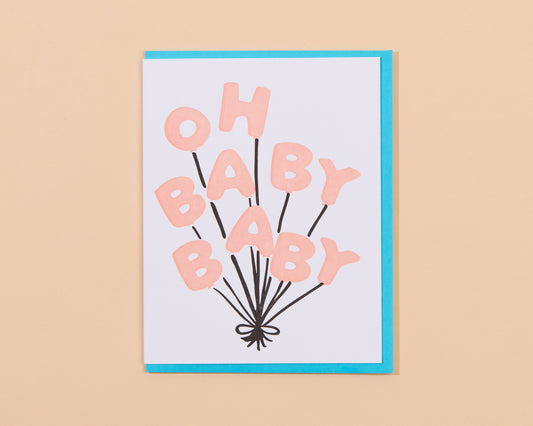 Baby Balloons Card