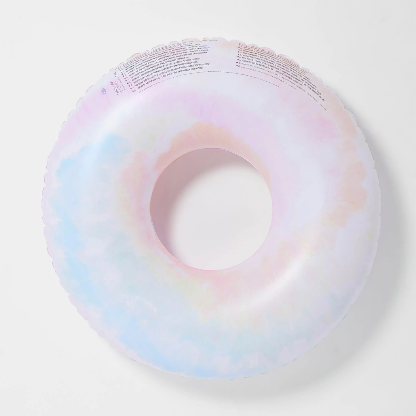 Tie Dye Tube Pool Ring and Ball Set