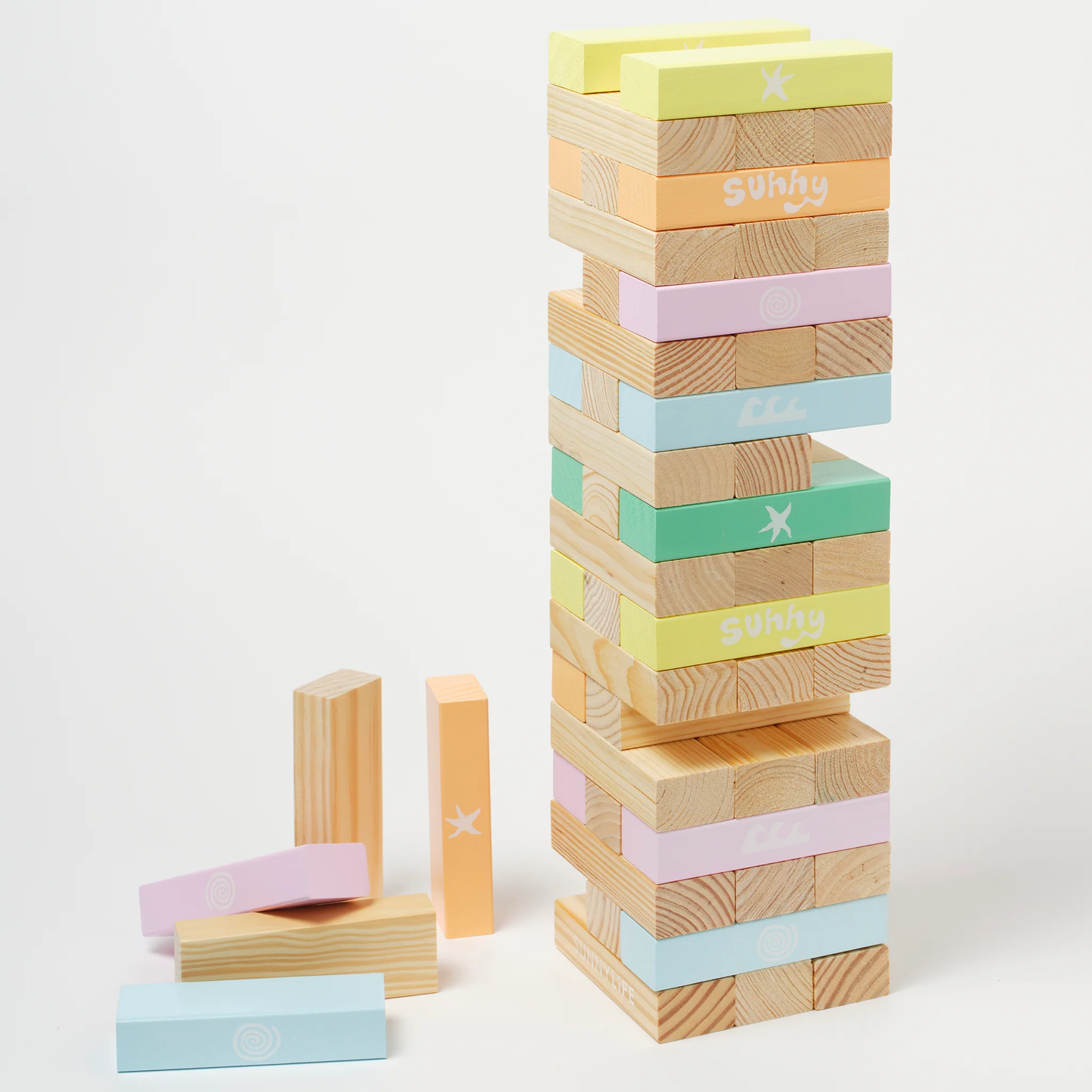 Pastel Gelato Giant Jumbling Tower Pool Side