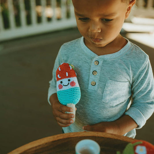 Friendly Ice Lolly Red White And Blue