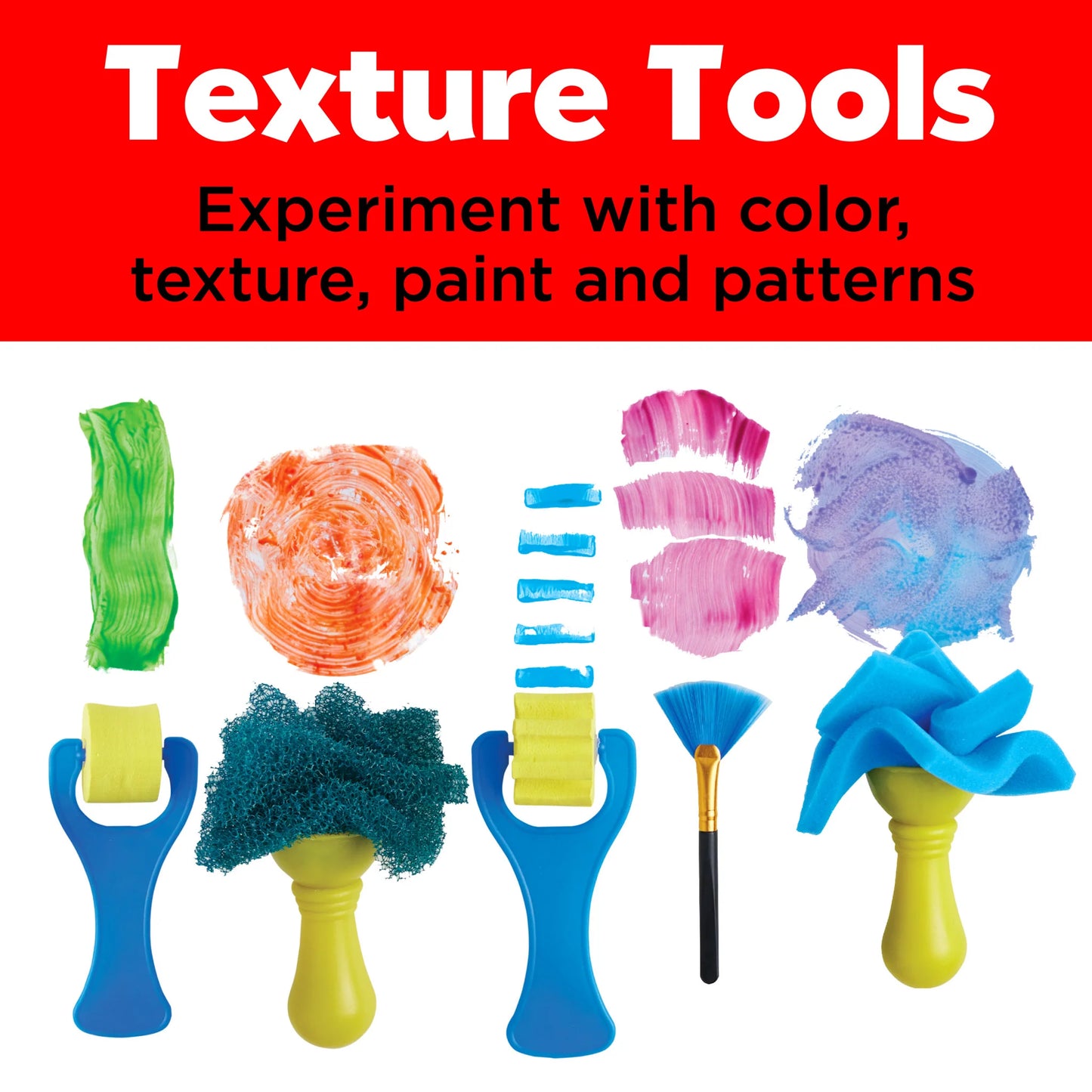 Young Artist Texture Painting