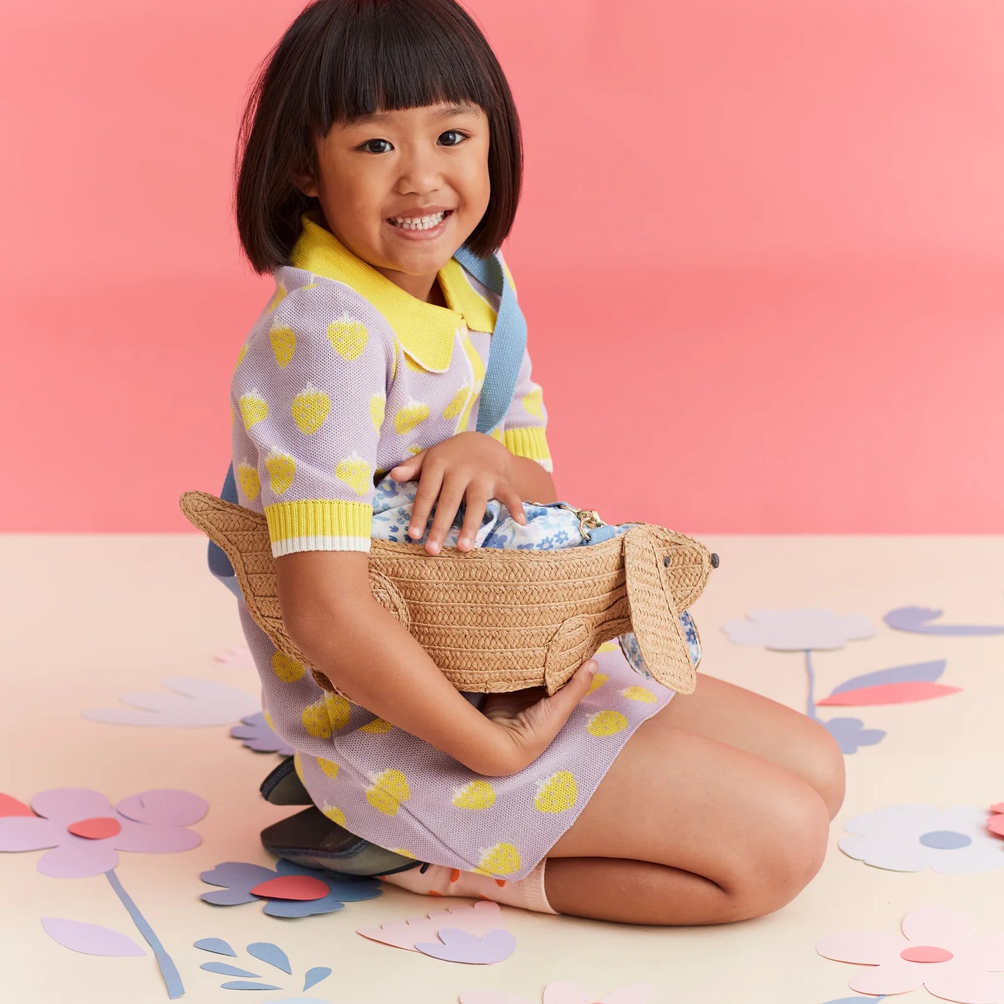 Woven Sausage Dog Bag