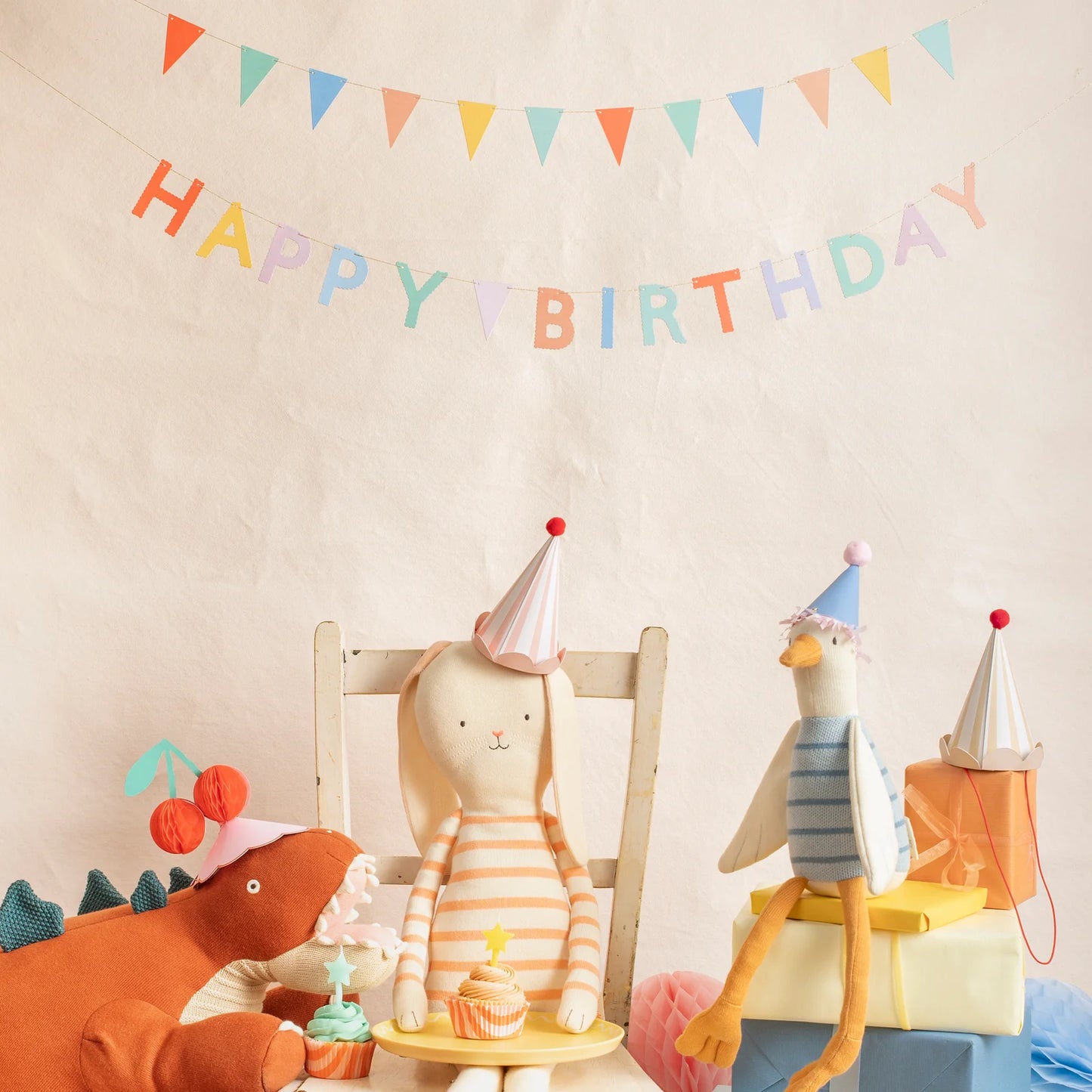 Stripe Pastel Party Hat