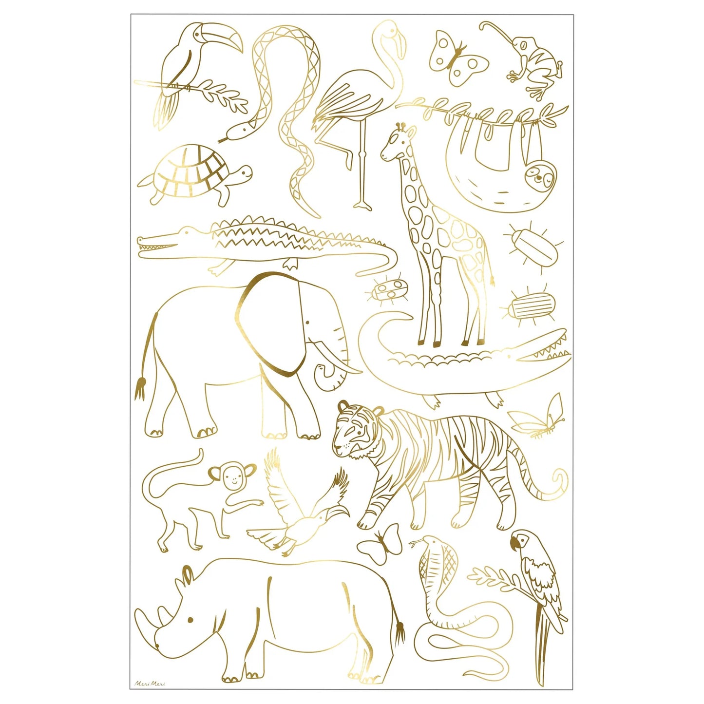 Jungle Coloring Posters x2