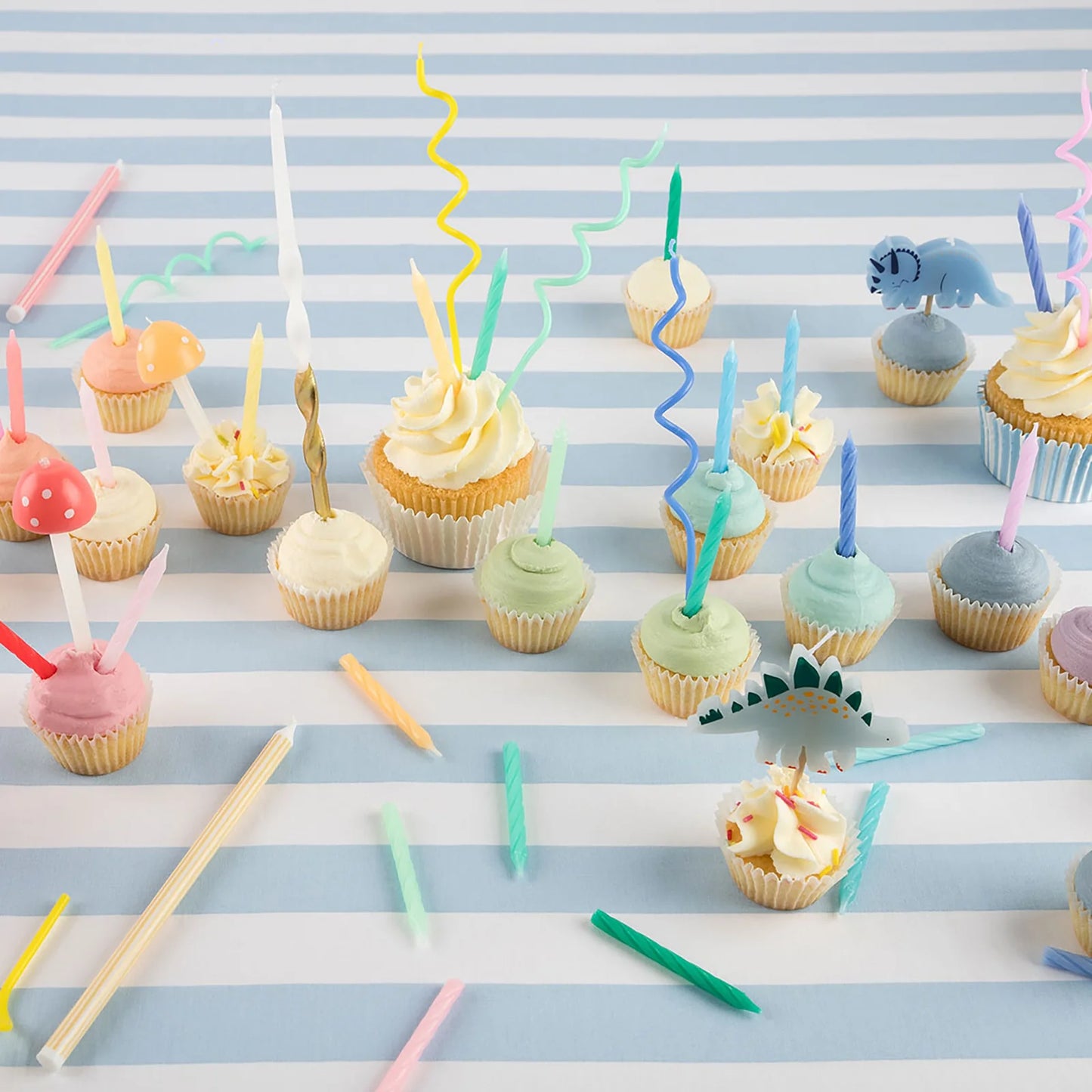 Dinosaur Candles x5