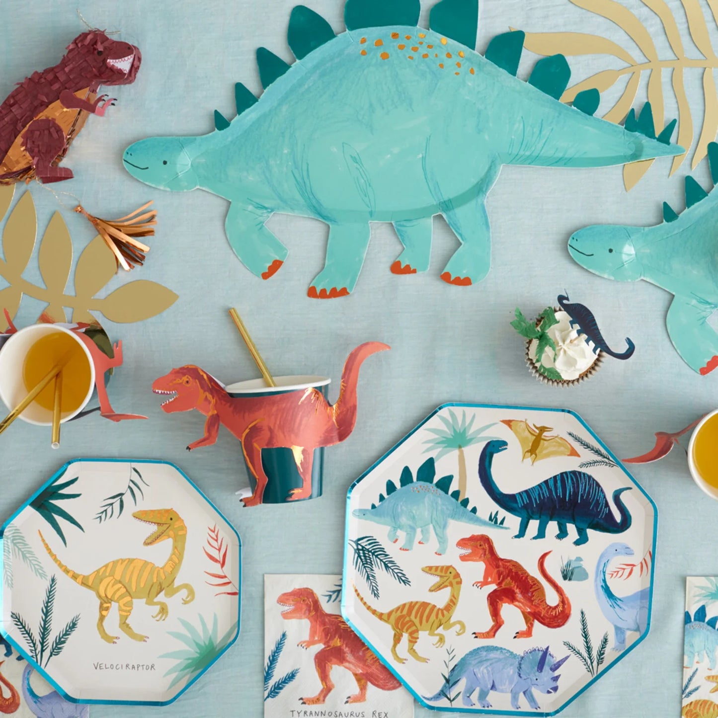 Stegosaurus Platters x4