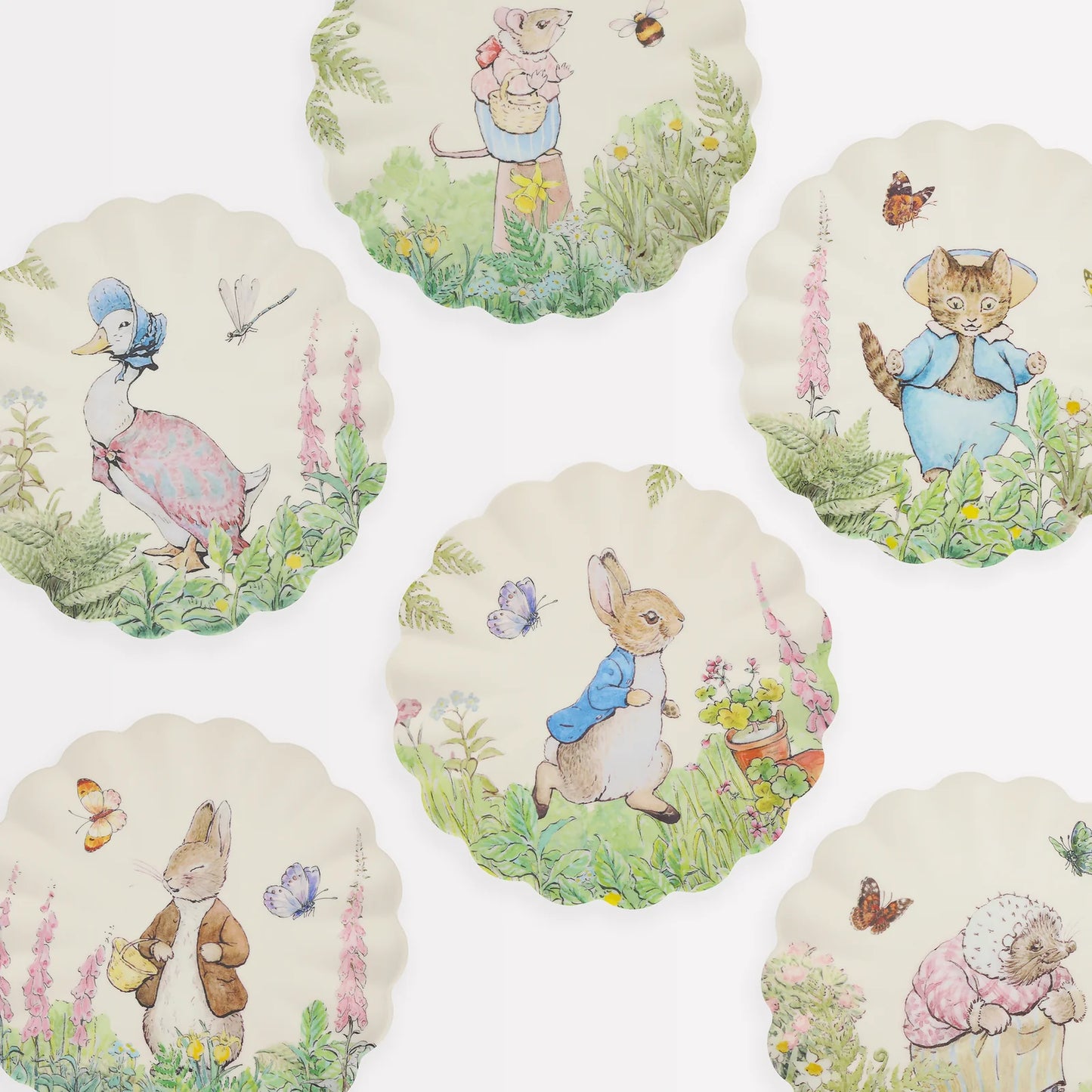 Peter Rabbit™ Reusable Small Plates (x 6)