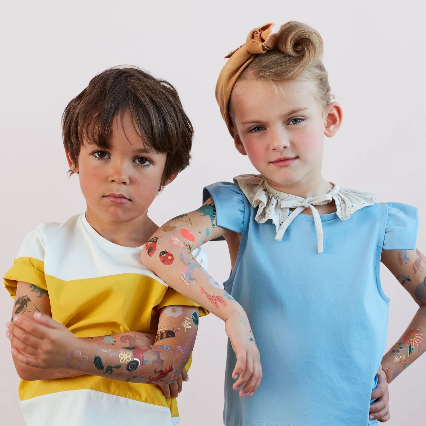 Mermaid Large Tattoos x2