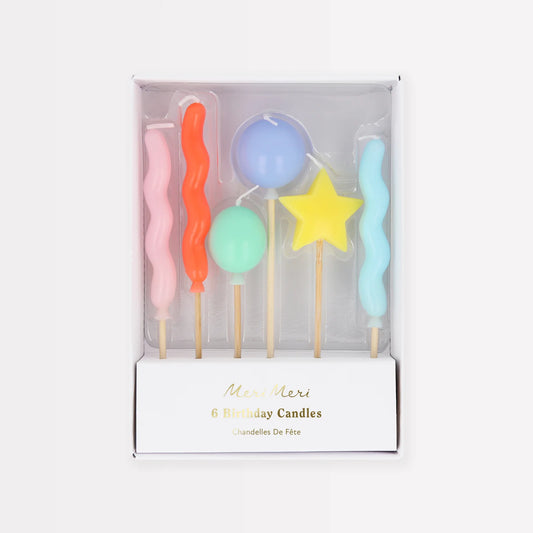 Balloon Candles x6