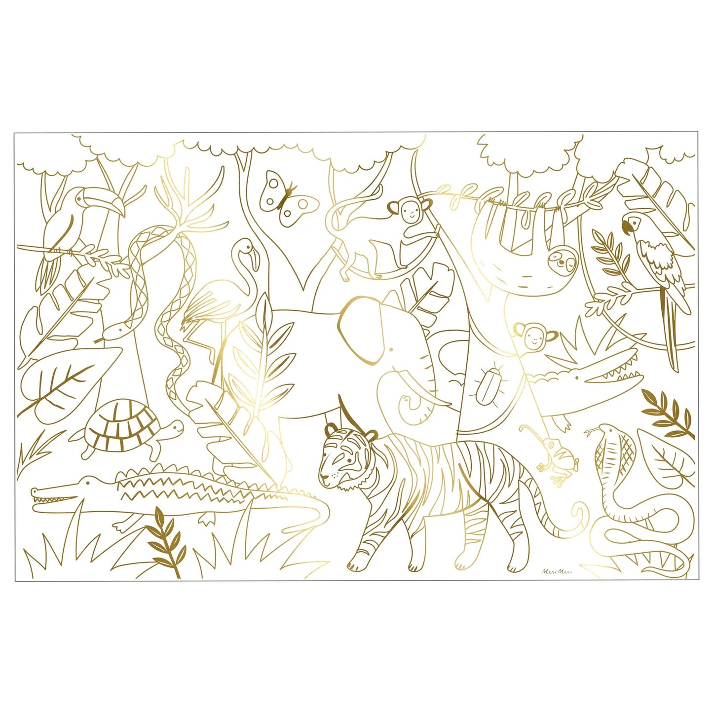 Jungle Coloring Posters x2