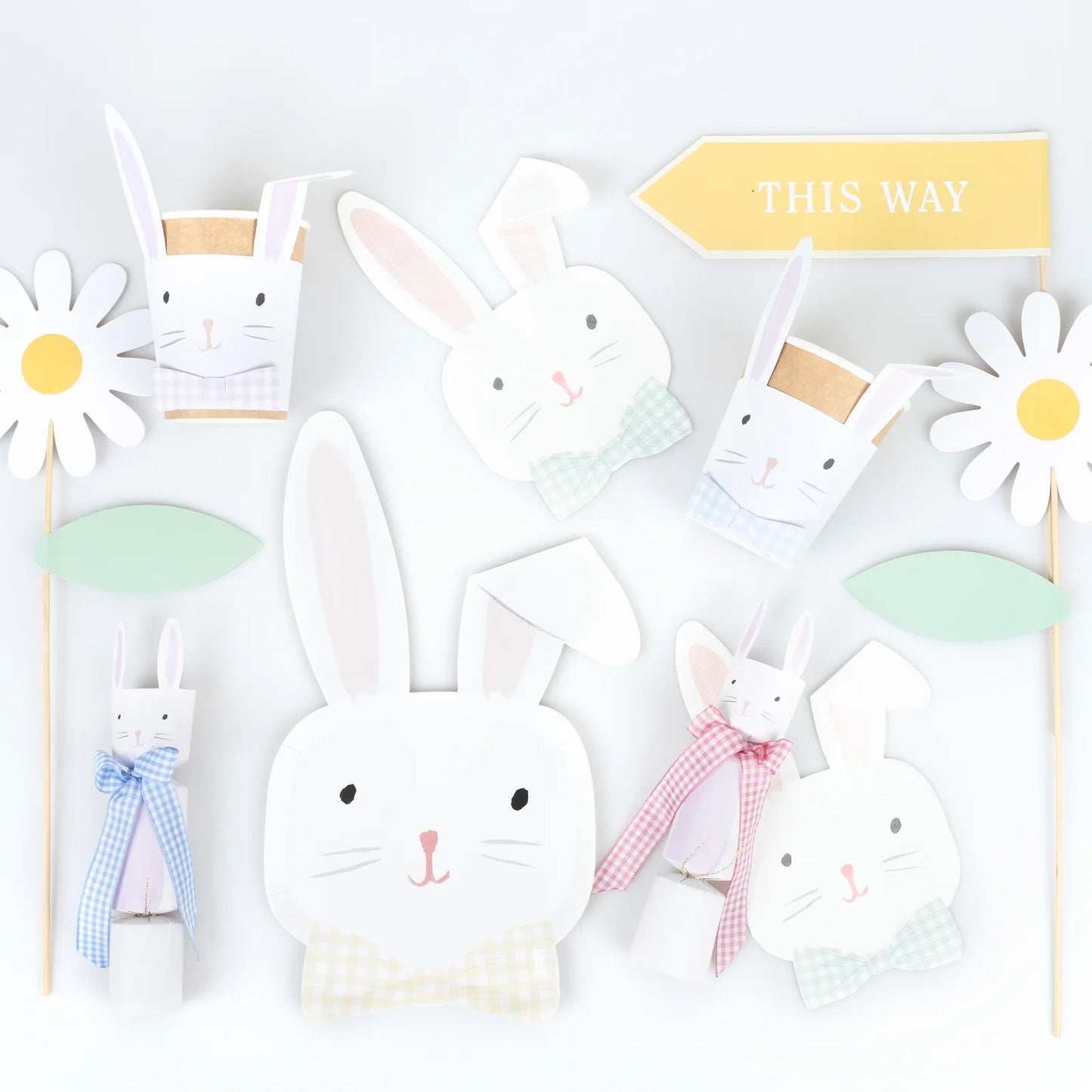 Lop Eared Bunny Cups (x 8)