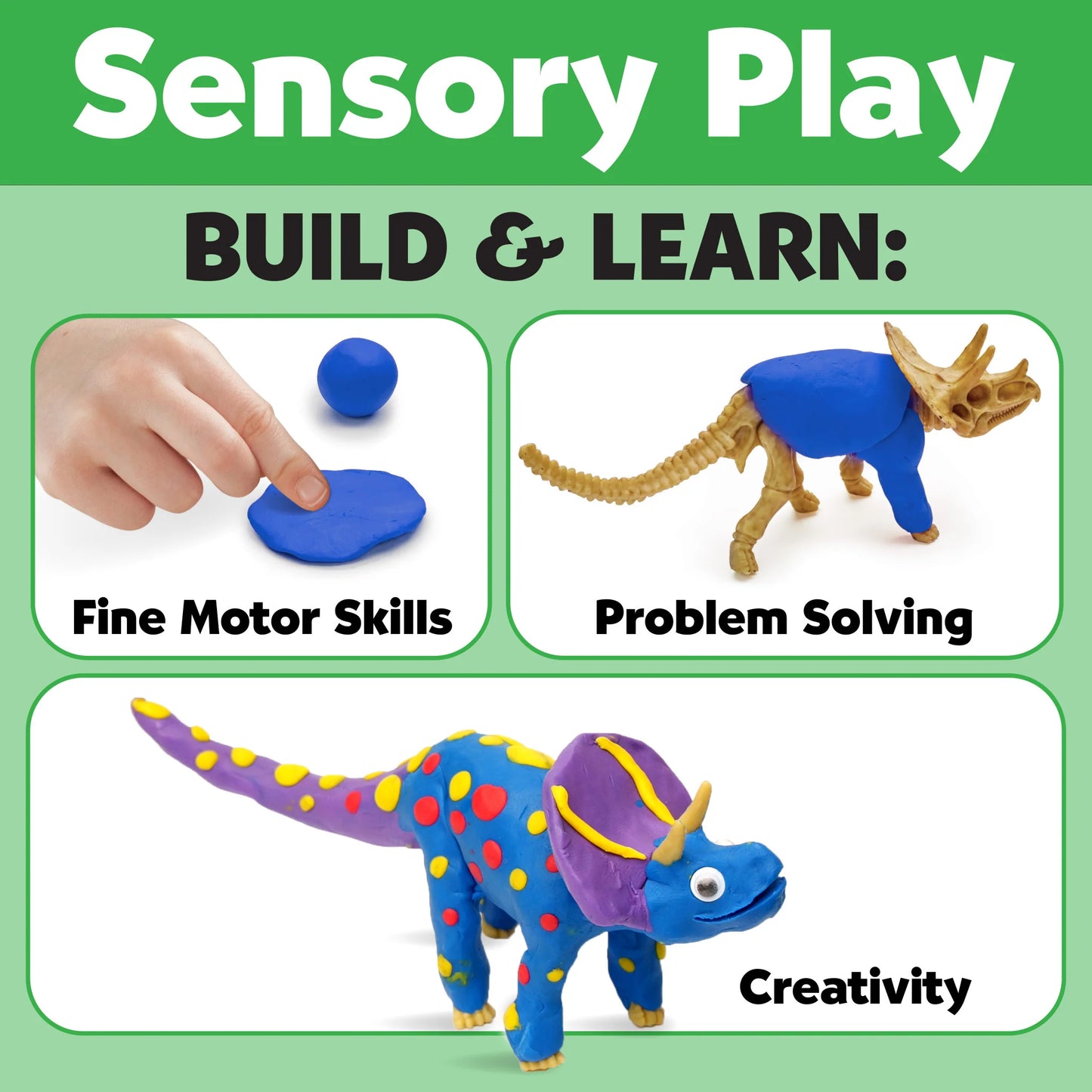Create with Clay Dinosaurs