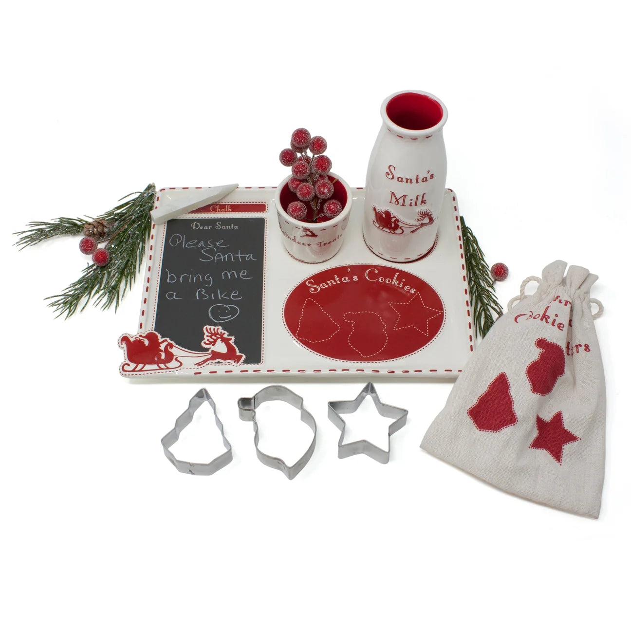 Santa's Cookie Platter w/ cutters
