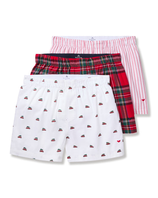 Red Holiday Boxer Set