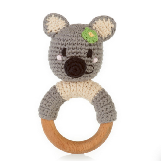 Fair-trade Koala Teether/Rattle